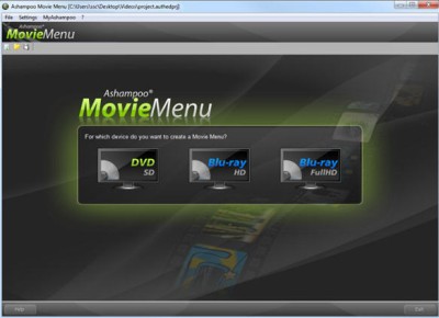 Ashampoor Movie Menu v1.0.1 Portable