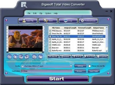 Bigasoft Total Video Converter v2.5.0