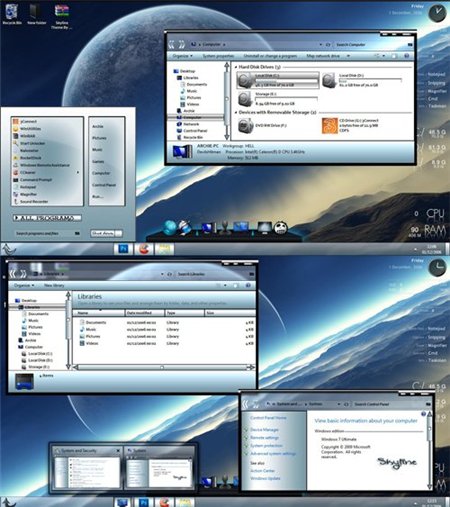 Skyline Theme for Windows 7