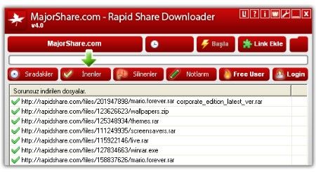 RapidShare Downloader v4.26