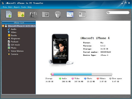 iMacsoft iPhone to PC Transfer v2.5.1