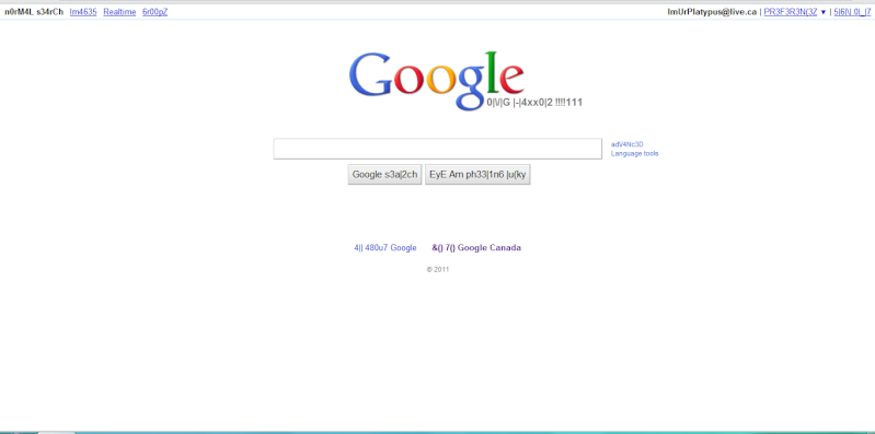 google 1337. Google 1337 Haxor