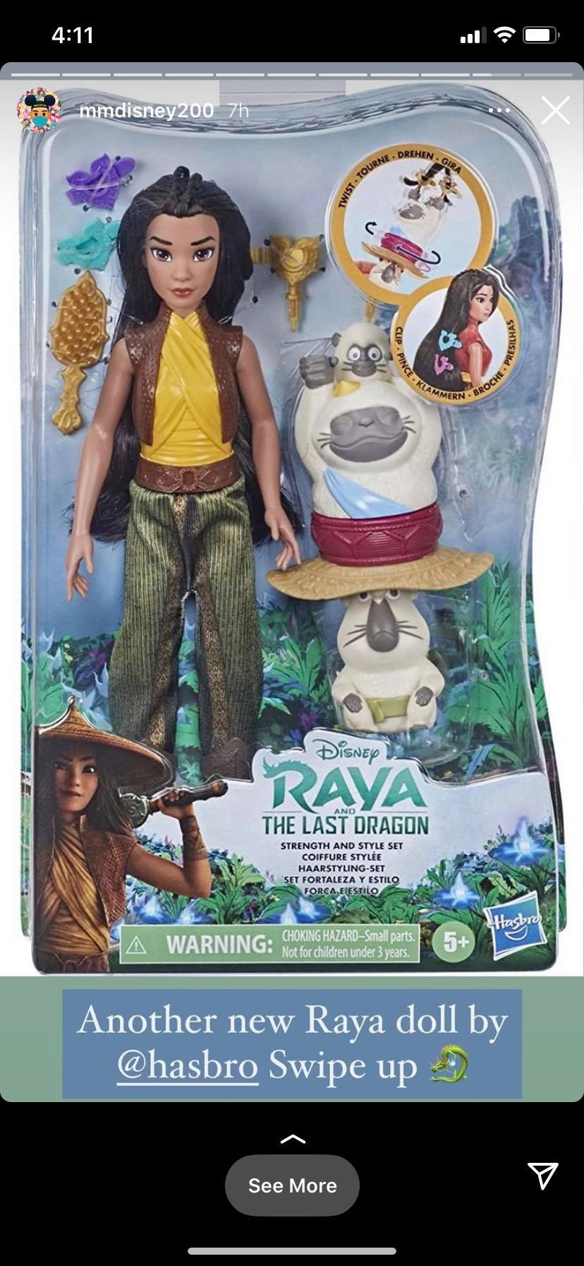 Disney Raya E O Último Dragão Young Raya E Namaari - Hasbro